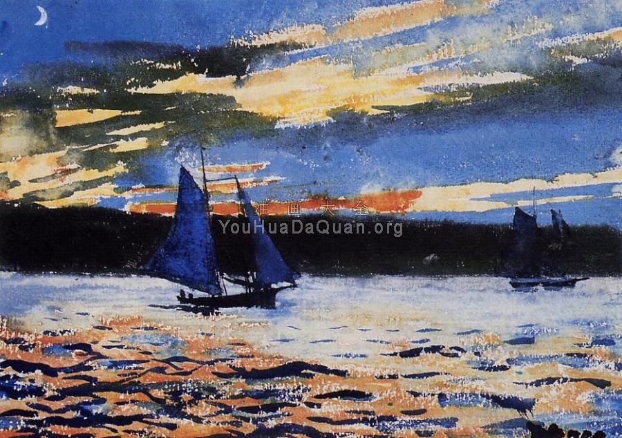 Gloucester Sunset - 温斯洛·荷默